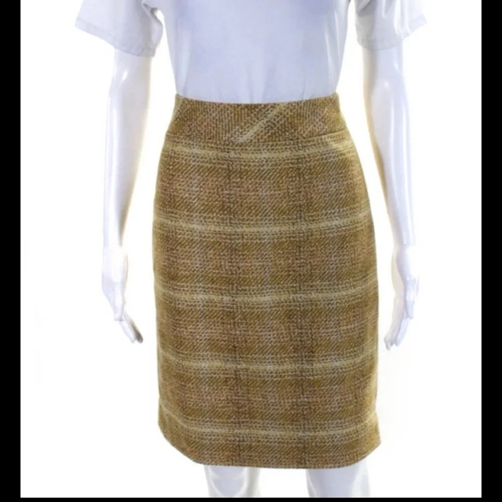 J. Crew Classic Mixed Tweed Wool Pencil Skirt NWOT